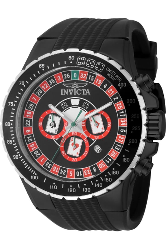 Invicta Men's Aviator Black Dial Watch - 49849