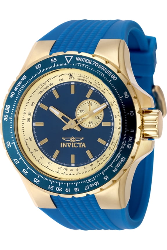 Invicta Men's Aviator Blue Dial Watch - 49727
