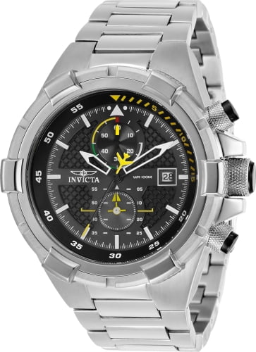 Invicta Men's Aviator Black Dial Watch - 28108