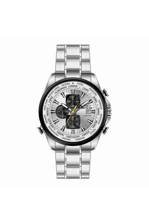 Invicta Men's Aviator Silver Dial Watch - 50501