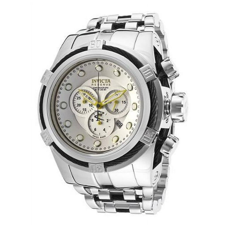 Invicta Men's Bolt Zeus Reserve Chrono Two-Tone Steel Silver Invicta Men's Bolt Zeus Reserve Chrono Two-Tone Steel Silver