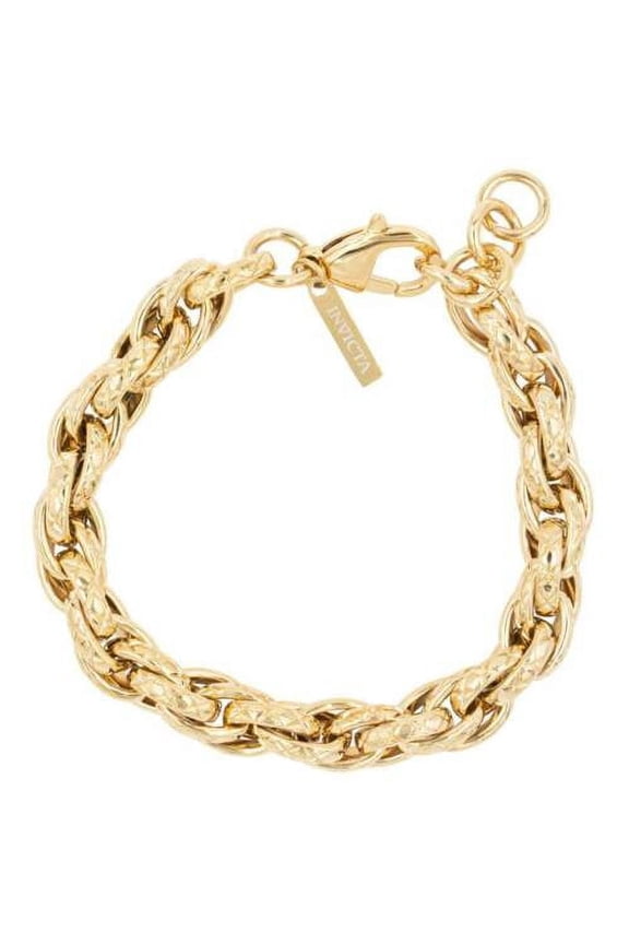 Men's Bracelet Elements Yellow Gold Plated Stainless Steel 39647