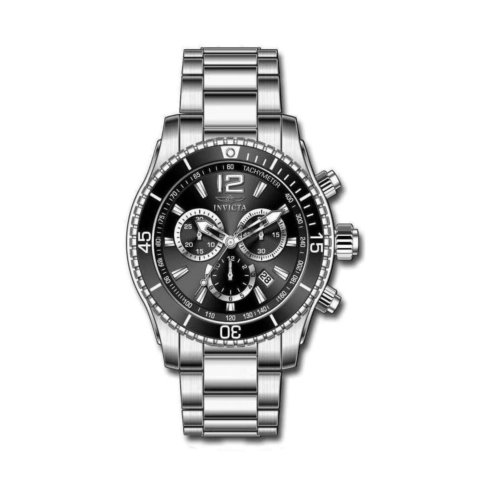 Invicta Men's Collection Swiss Chronograph Stainless Steel Date