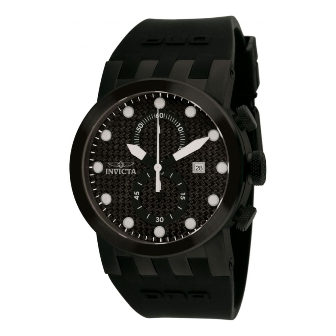Invicta Men's Dna 10427 Black Resin Quartz Watch