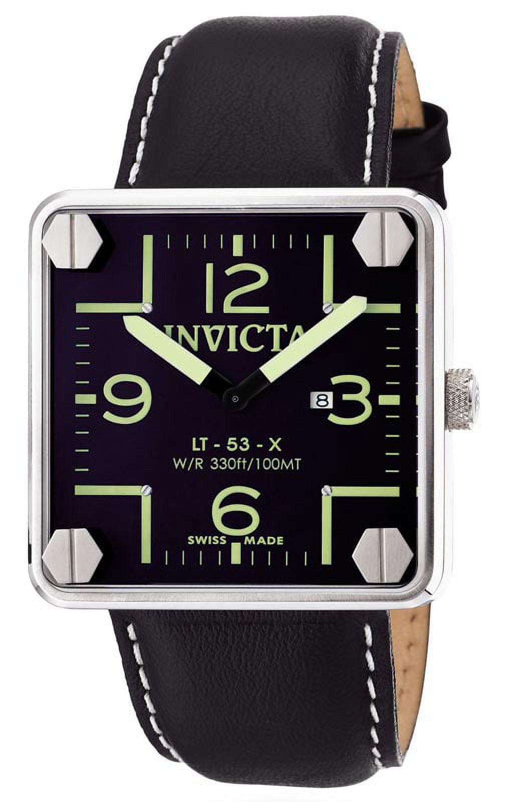Invicta men's square clearance watches