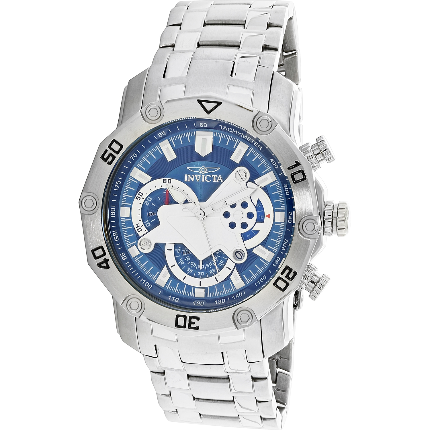 Invicta Men's Objet D Art 22764 Silver Metal Quartz Fashion Watch
