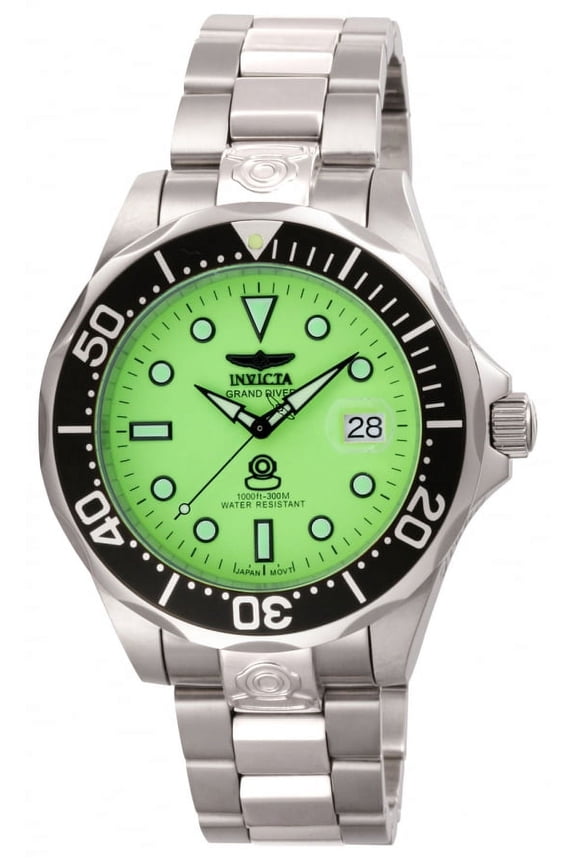 Men's Pro Diver 10641 Silver Stainless-Steel Automatic Diving Watch