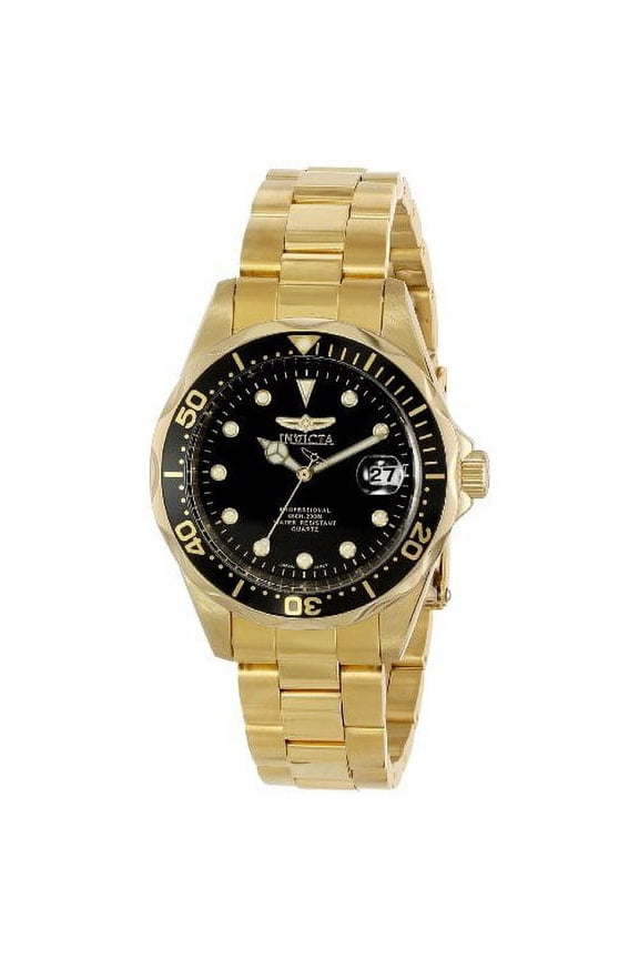 Men's Pro Diver 17051 Gold Stainless-Steel Quartz Watch
