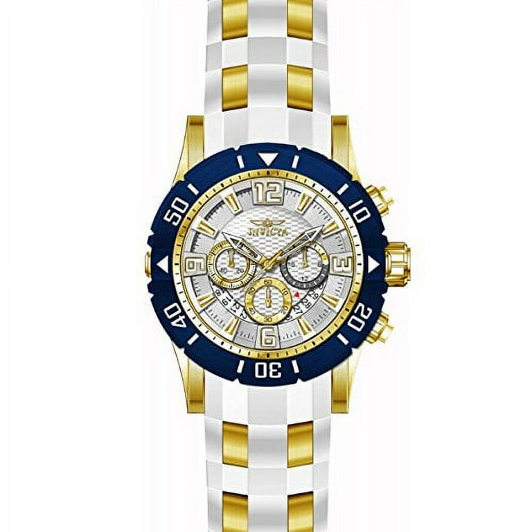 Invicta Men s Pro Diver 23706 White Rubber Swiss Chronograph Diving Watch