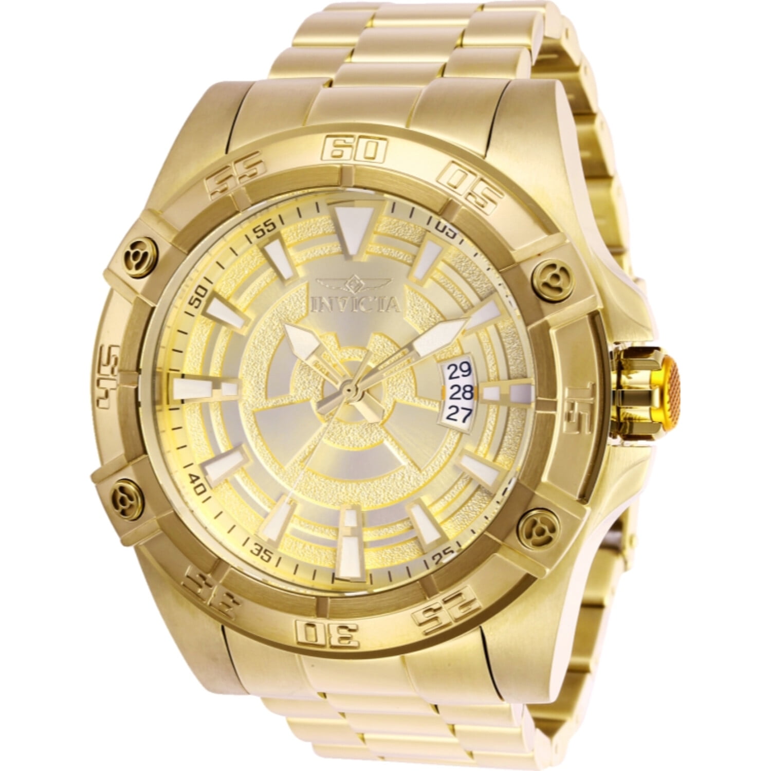 Invicta Men's Pro Diver 27010 Gold Stainless-Steel Automatic Self Wind  Diving Watch