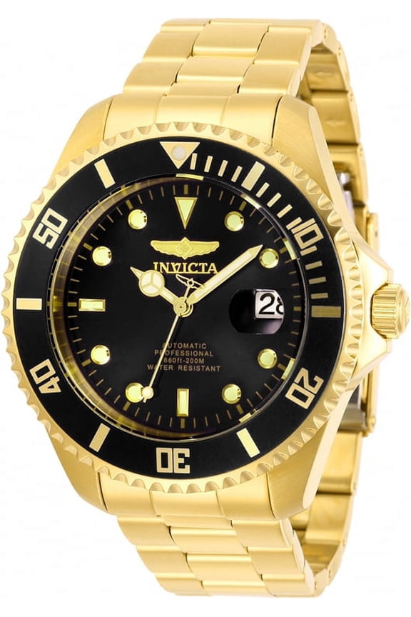 Men's Pro Diver 28948 Automatic 3 Hand Black Dial Watch