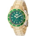 thumbnail image 1 of Invicta Men's Pro Diver 40mm Green Dial Gold Stainless Steel Band Watch, 1 of 4