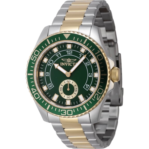 Invicta Pro Diver Quartz Green Dial Men's Watch 47129