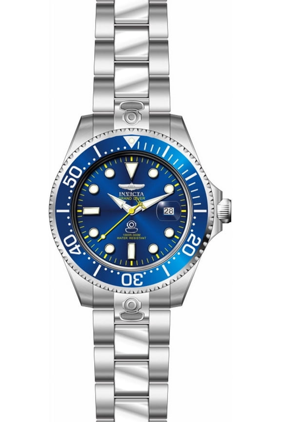 Men's Pro Diver Automatic 300m Blue Dial Stainless Steel Watch 27611