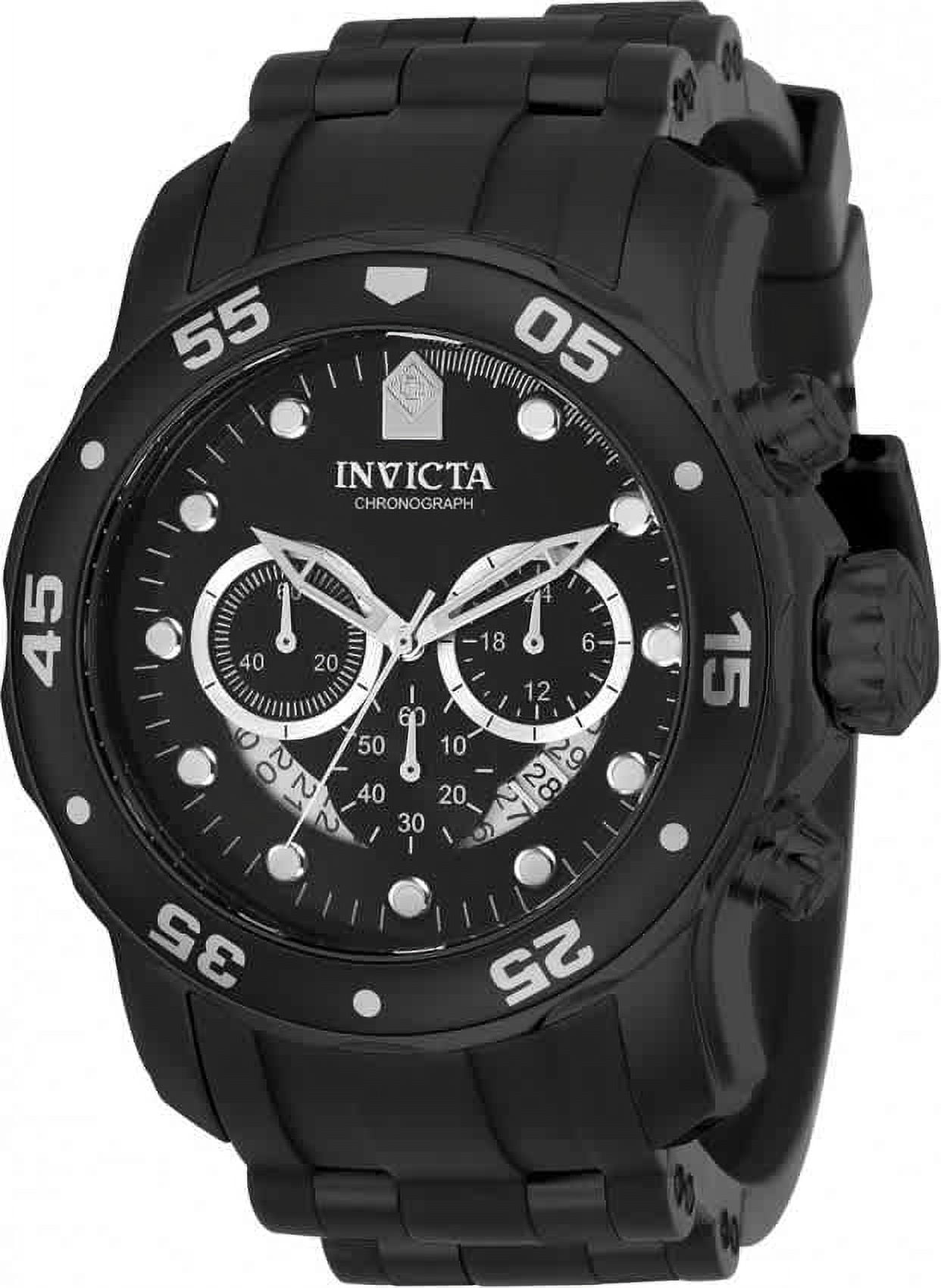 Invicta Men's Pro Diver Black Polyurethane Band Quartz Analog Watch 21930