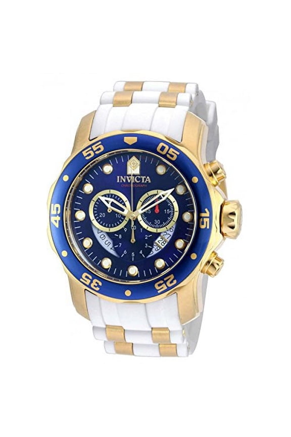 Men's Pro Diver Chronograph Mother of Pearl Polyurethane Watch 20288