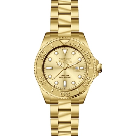 Invicta Men's Pro Diver Gold Dial Watch - 69521