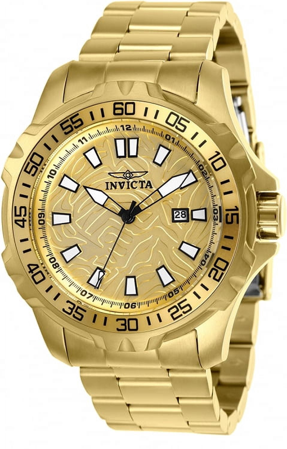 Invicta Pro Diver 25mm Japanese Quartz Gold Tone Watch Invicta Women main image 3