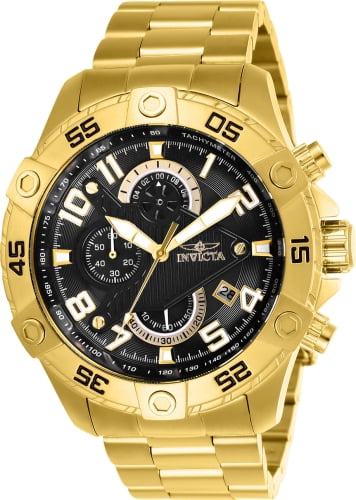 Invicta Men's Rally 26097 Gold Sterling Silver Japanese Quartz Fashion Watch