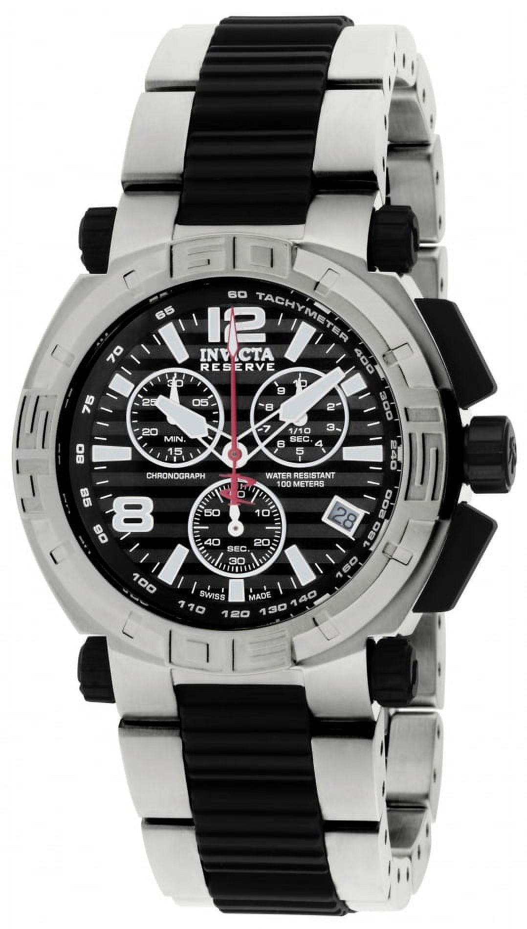 Invicta Men's Reserve 1868 Silver Stainless-Steel Swiss Quartz