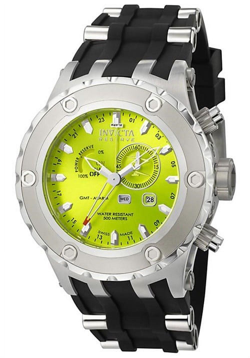 Invicta Men's Reserve Multi-Function Lime Green Dial Black