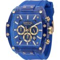 thumbnail image 1 of Invicta Men's S1 Rally Diablo Gold Blue Dial Chronograph Quartz Silicone Watch, 1 of 2