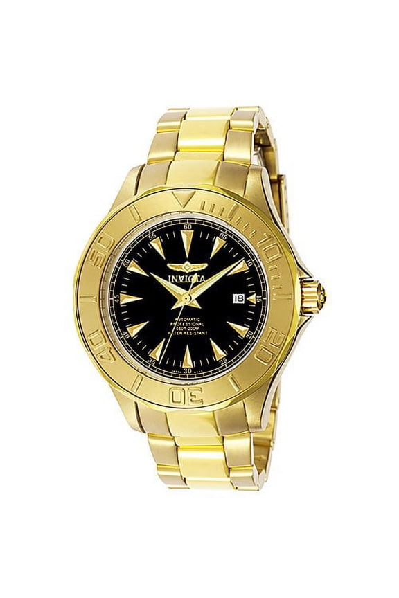Men's Signature Automatic 23k Yellow Gold Plated 7040
