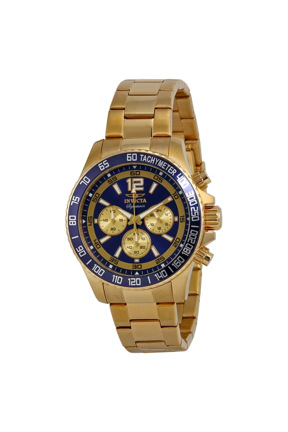 Men's Signature II Chronograph Navy Dial Watch 7410