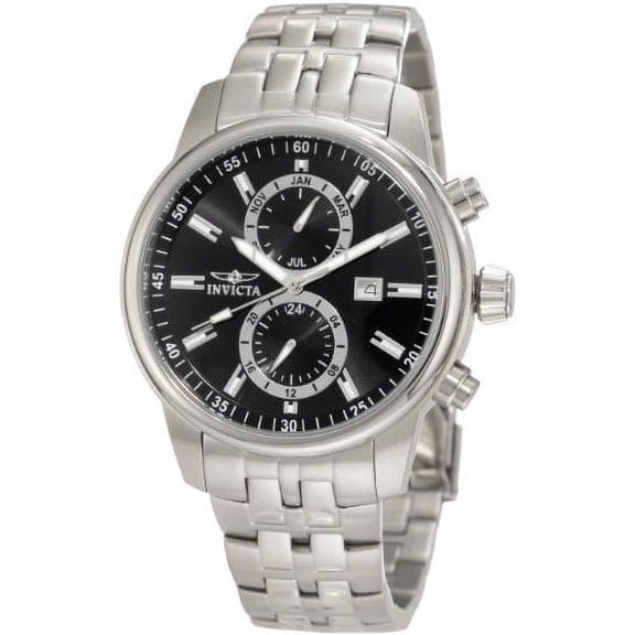 Invicta Men's Specialty 0250 Silver Stainless-Steel Swiss Quartz Watch