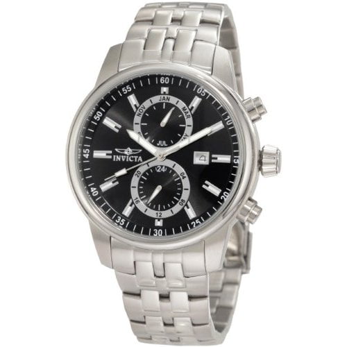 Invicta Men's Specialty 0250 Silver Stainless-Steel Swiss Quartz Watch ...