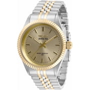 Invicta Mens Specialty 29382 Quartz 3 Hand Champagne Dial Watch