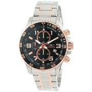 INVICTA Specialty Men 45mm Stainless Steel Rose Gold + Steel Black dial VD57 Quartz