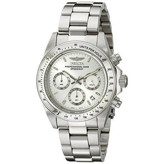 Invicta Men's Speedway 14381 39.5mm Grey Steel Bracelet & Case Mineral Watch