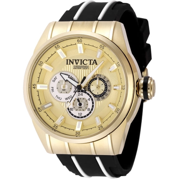 Invicta Men's Speedway Gold Dial Watch - 49056