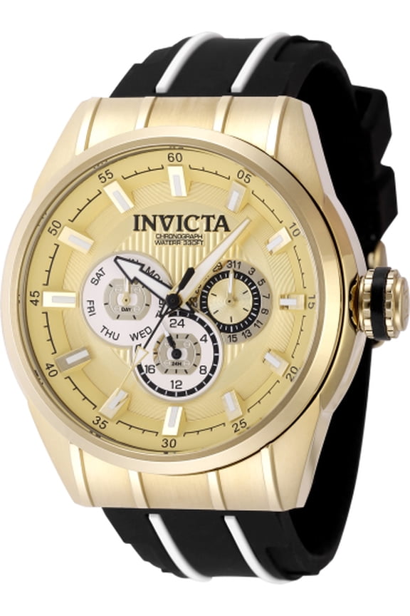 Invicta Men's Speedway Gold Dial Watch - 49056