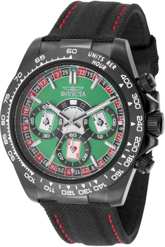 Invicta Men's Speedway Green Dial Watch - 50517