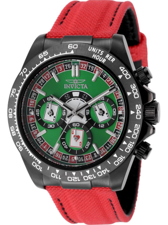 Invicta Men's Speedway Green Dial Watch - 50518