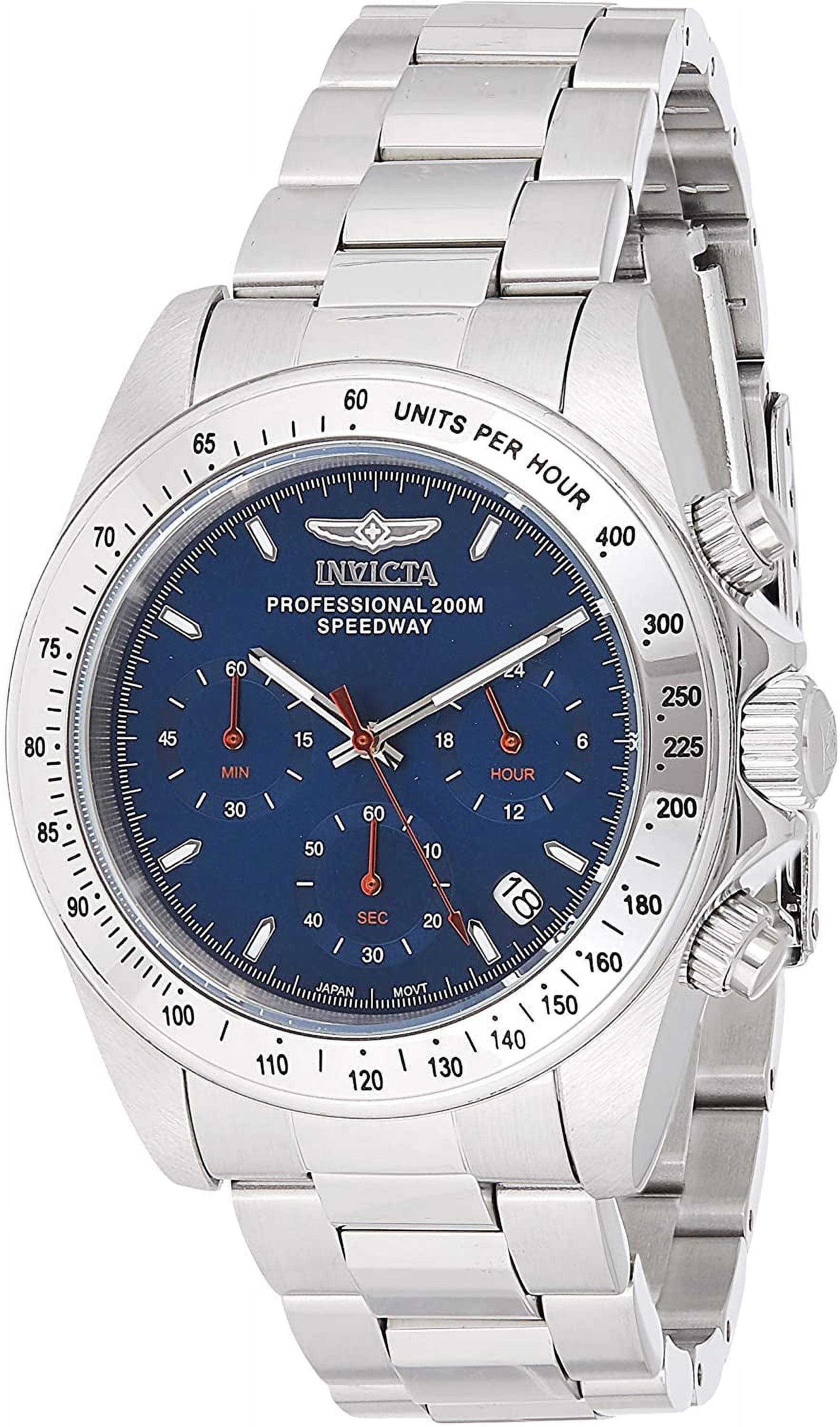Invicta Men s Speedway Quartz Chrono 200m Stainless Steel Watch 27770 Walmart
