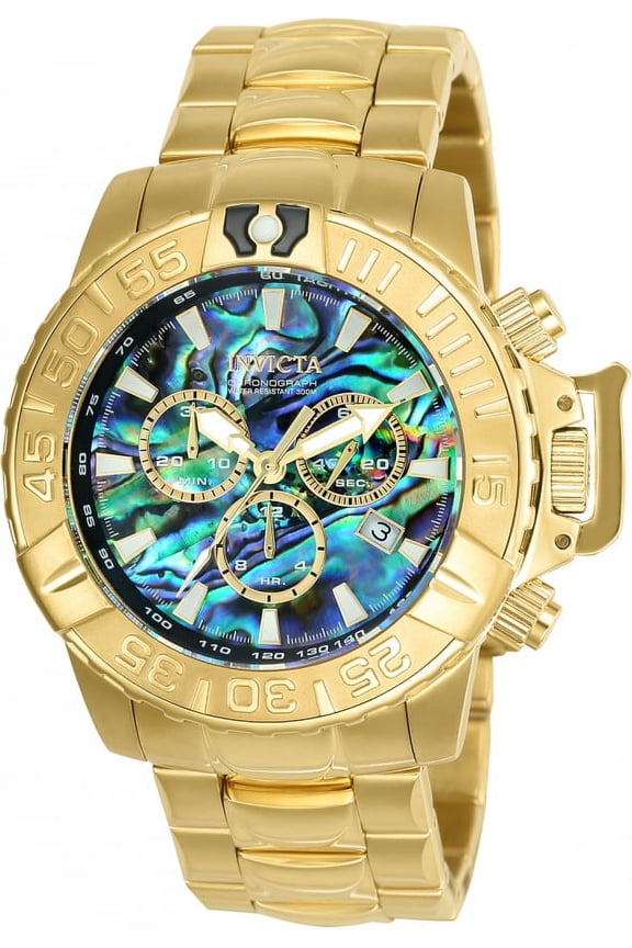 Men's Subaqua Quartz Chronograph 300m Stainless Steel Watch 25098