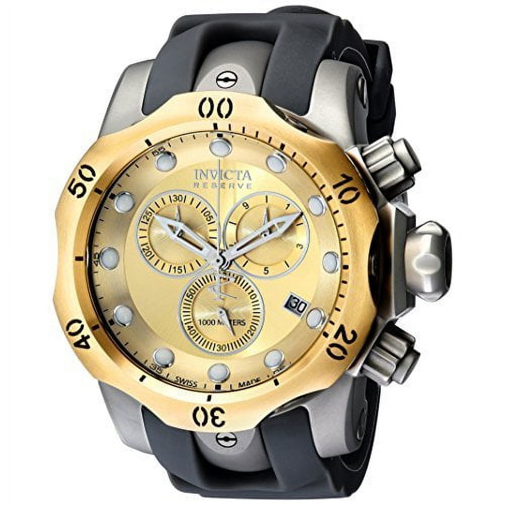 Invicta Men's Venom 16986 Grey Rubber Swiss Chronograph Diving
