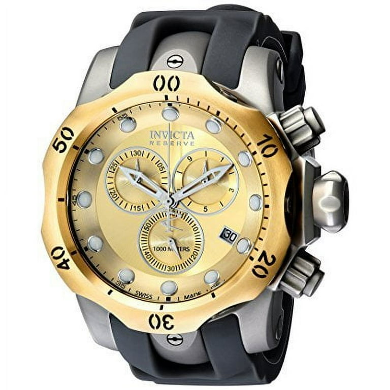 Invicta Men's Venom 16986 Grey Rubber Swiss Chronograph Diving