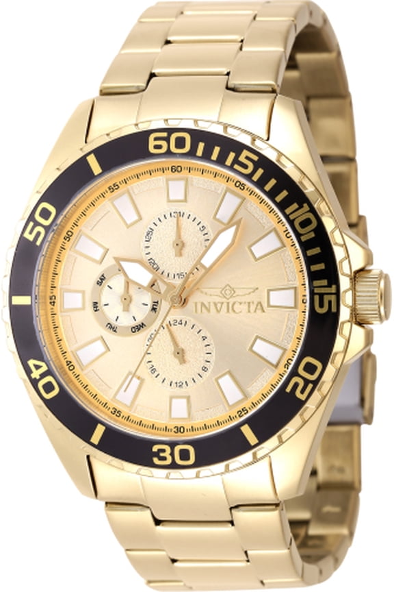 Invicta Men's Pro Diver Gold Dial Watch - 47577