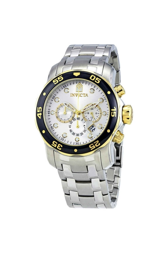 Pro Diver Chronograph Silver Dial Men's Watch 80040