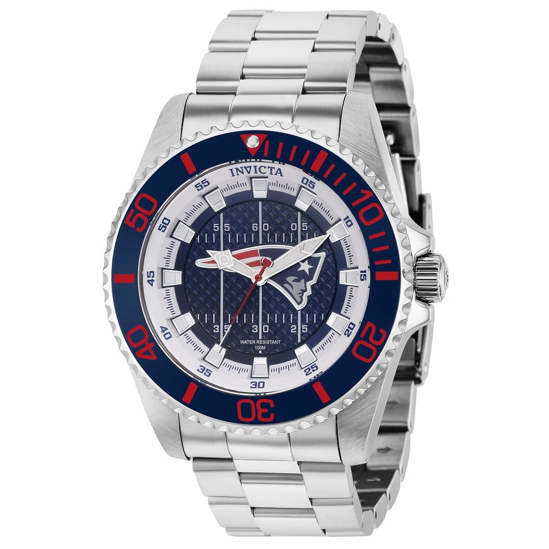 Invicta 36921 Men Stainless Steel Blue Dial Quartz Analog Watch