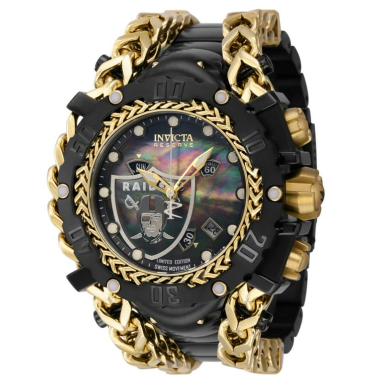 Invicta NFL Reserve Gladiator 55mm Swiss Quartz Chronograph Watch Walmart