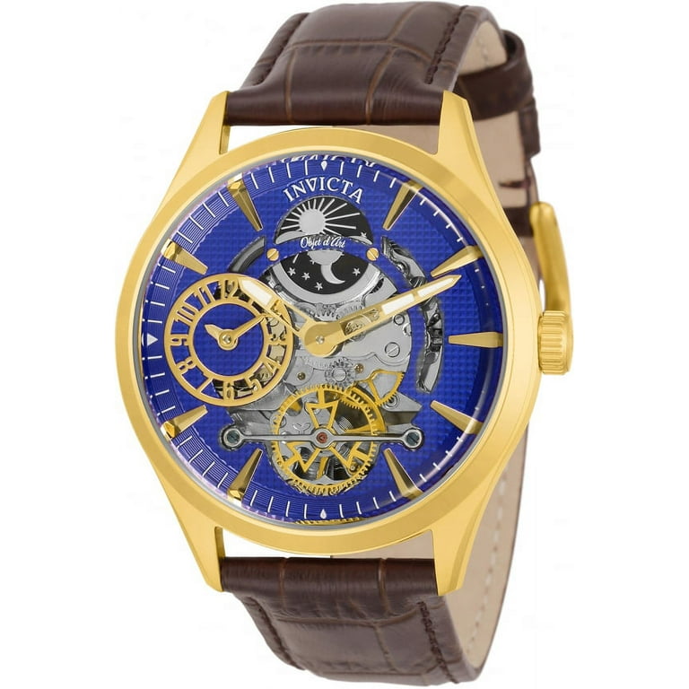 Invicta Objet D Art Automatic Blue Dial Men's Watch 30442