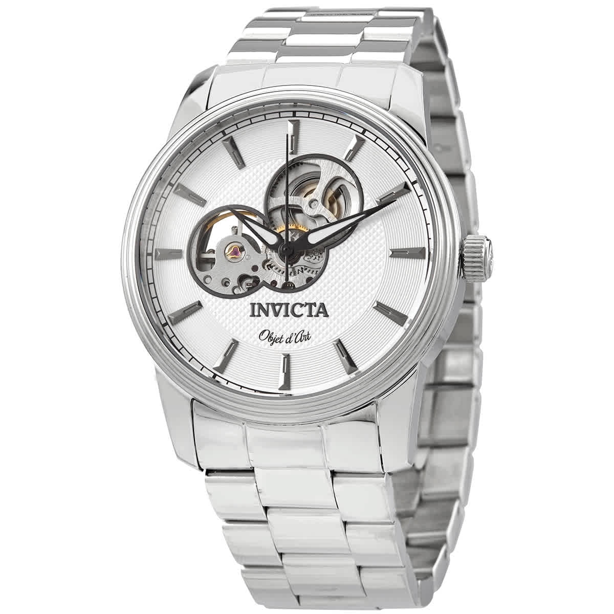 Invicta Objet D Art Automatic Silver Dial Men's Watch 27560