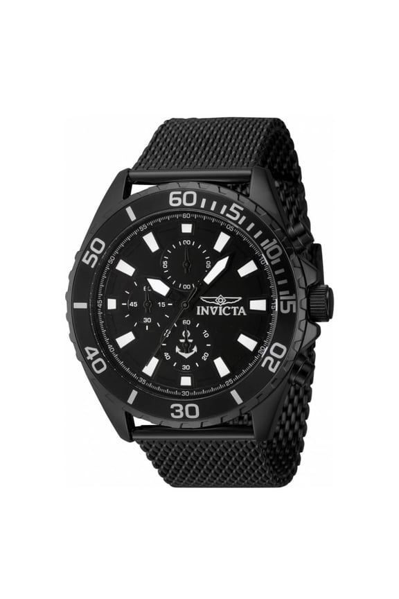 Ocean Voyage Chronograph Quartz Black Dial Men's Watch 46276