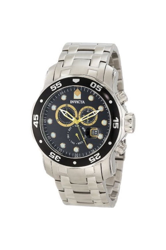 Pro Diver 10372 Stainless Steel Chronograph Watch