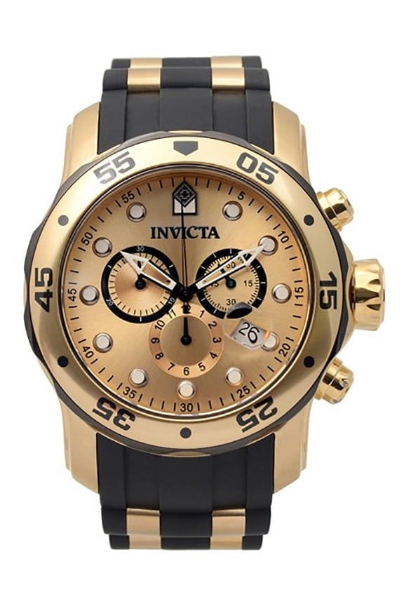 Pro Diver 17885 Stainless Steel, Polyurethane Chronograph Watch